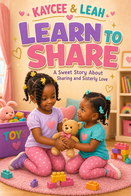 Kaycee and Leah Learn to share-children's eBook