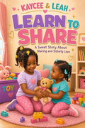 Kaycee and Leah Learn to share-children's eBook