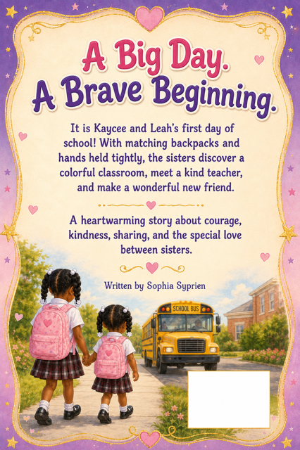 Kaycee and Leah's First Day of School - eBook