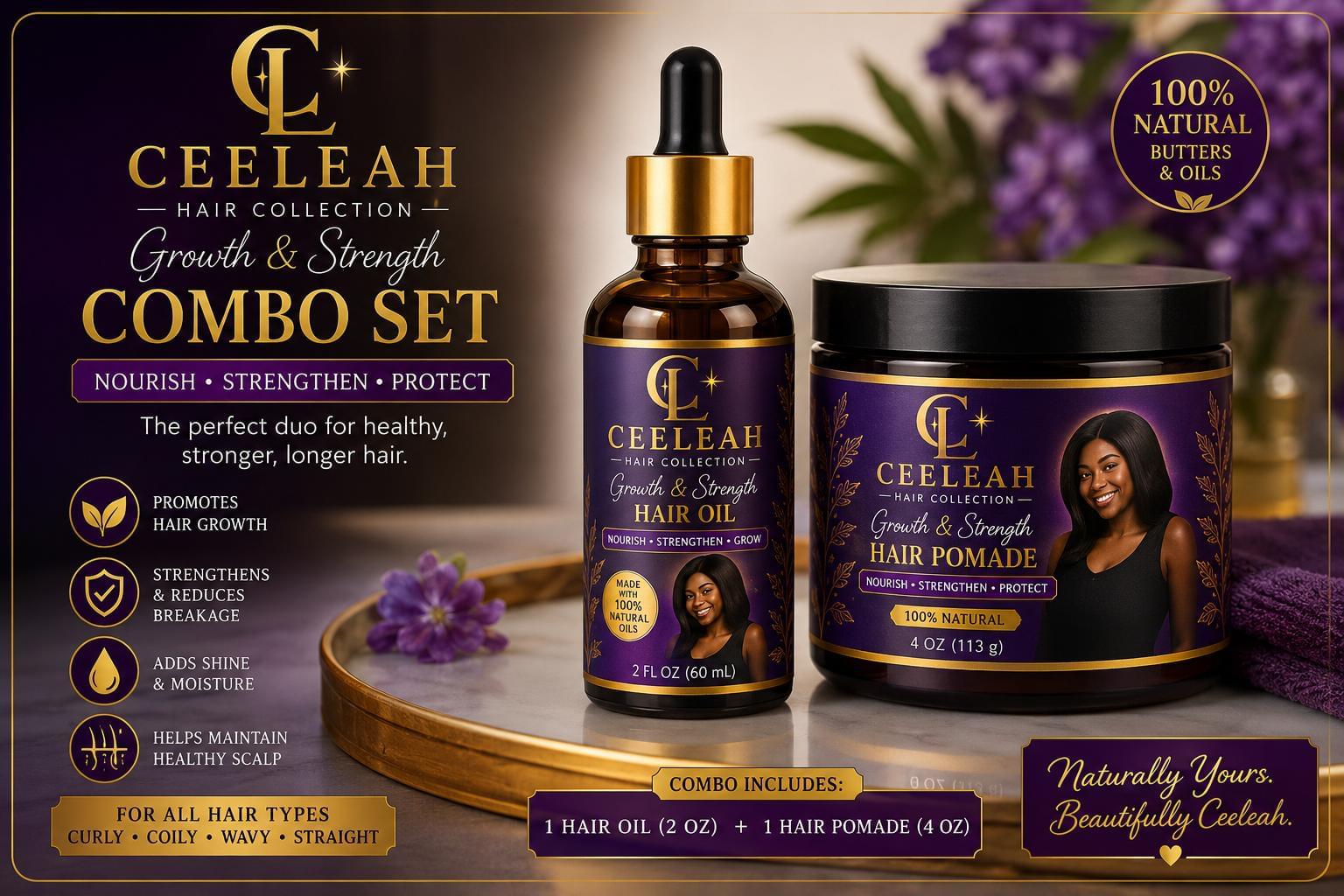 Ceeleah Growth & strength combo set
